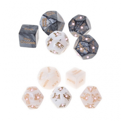 MOG 16MM Erotic Dice English Erotic Dice Dice 5 Pack