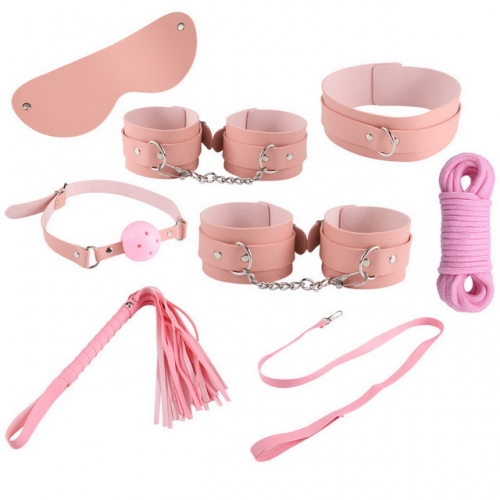 MOG Erotic 8-piece adult bdsm sex bondage suit leather adult toys binding and binding alternative adult sex products