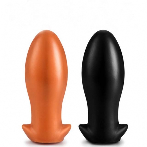 MOG Super soft backyard masturbation device for men and women liquid silicone dragon egg-shaped anal plug adult sex toys prostate massage