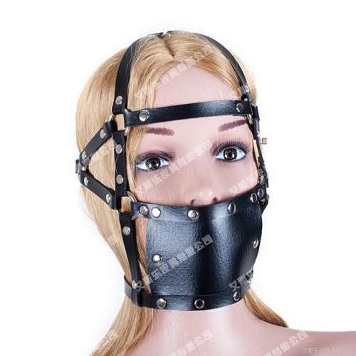 MOG Adult Appeal Black Reinforced Mask Type Mesh Ball Mouth Plug Mouth Gag Sex Toys
