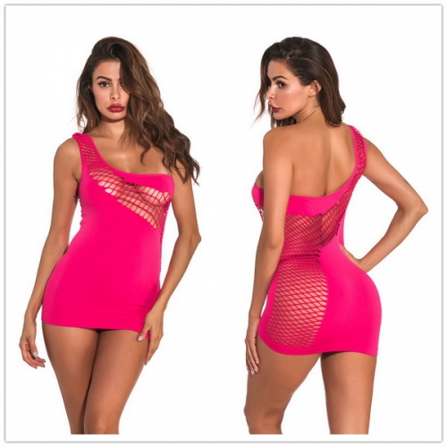 Pure erotic lingerie one-shoulder tube top with backpack hips bodysuit