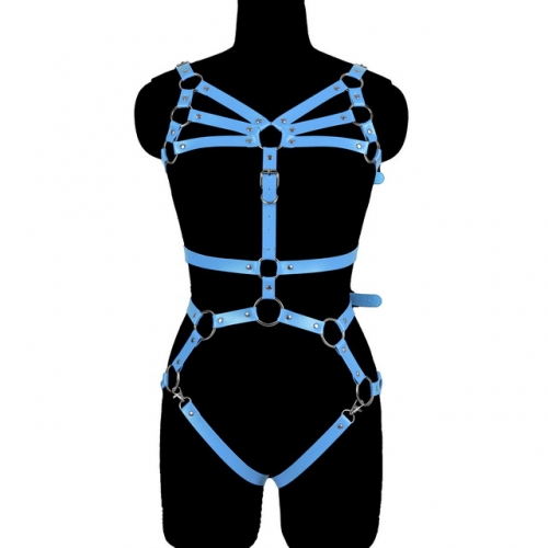 MOG Manufactory direct sexy lingerie woman leather bondage hood restraint harness sexy costume