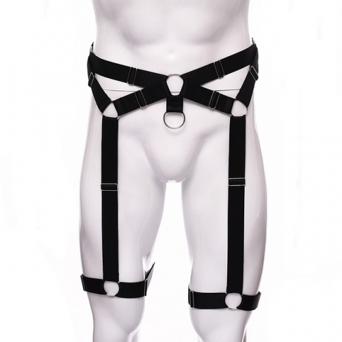 MOG Men's Sex Harness Adjustment Elastic Body Restraint Belt