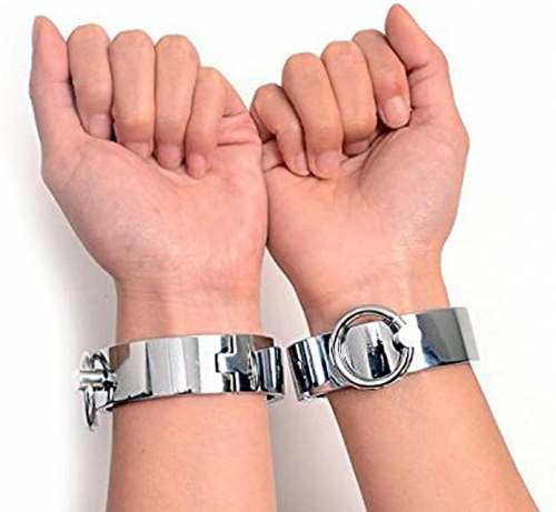 MOG BDSM Metal Handcuffs SM Adult Products Wrist