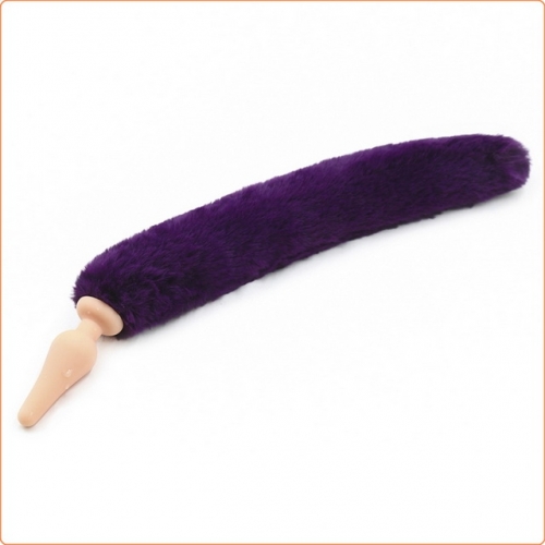 MOG Silicone Anal Plug With Purple Tail MOG-ABH002