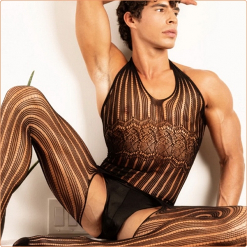 MOG Men's Transparent High Stretch Pantyhose MOG-LGO003