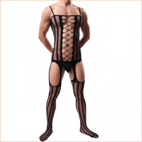 MOG Men's Transparent High Stretch Pantyhose MOG-LGO006