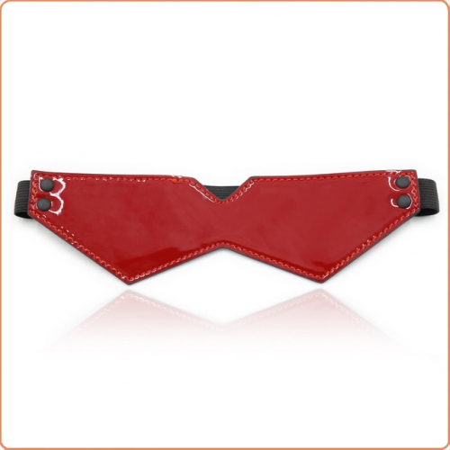 MOG Red leather blindfold MOG-BSB026