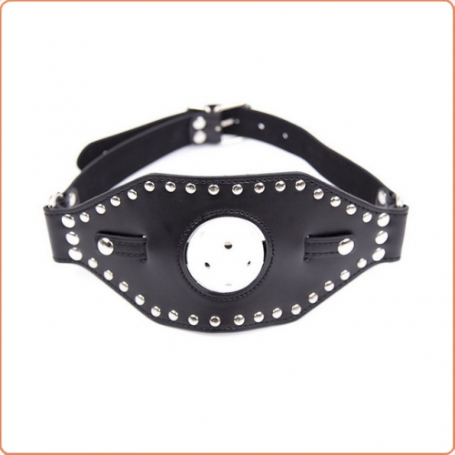 MOG Studded Leather Detachable Mouth Ball MOG-BSA074