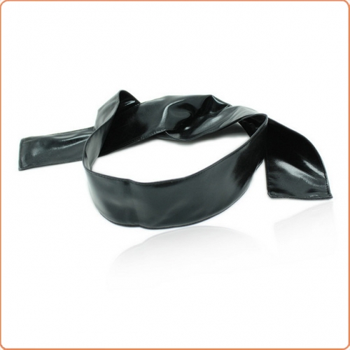 MOG Patent leather strip eye mask MOG-BSB038
