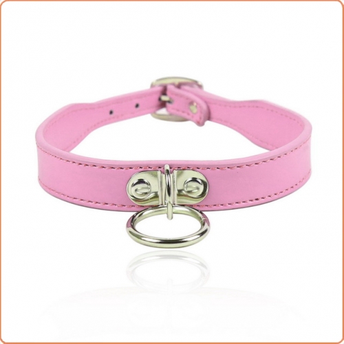 MOG Pink Fun Leather Collars MOG-BSC022