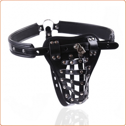 MOG Men's leather chastity belt MOG-CDD001