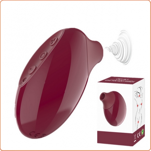 MOG Burgundy Sucking Vibrator MOG-VBF001