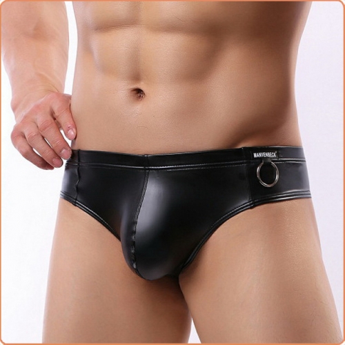 MOG Men's patent leather thong MOG-LGN007