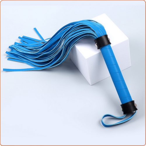 MOG Blue PU leather whip MOG-BSG001