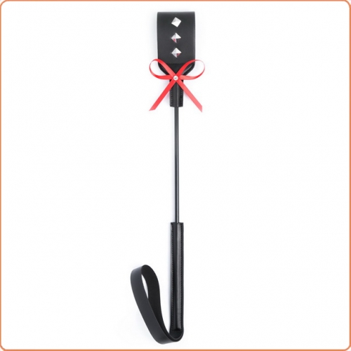 MOG Black square nail red bow tie rod racket paddle MOG-BSF015