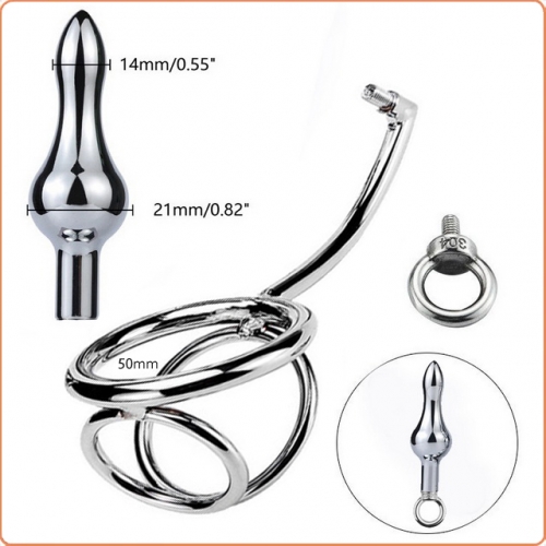 MOG Three-loop detachable hoist anal hook MOG-ABL024
