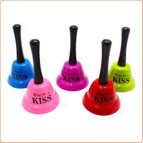 MOG "KISS"Metal colorful erotic game bells MOG-GPC001