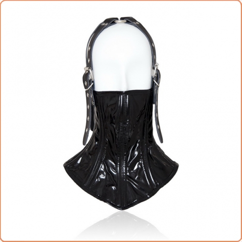 MOG Black shiny leather headband MOG-BSD023