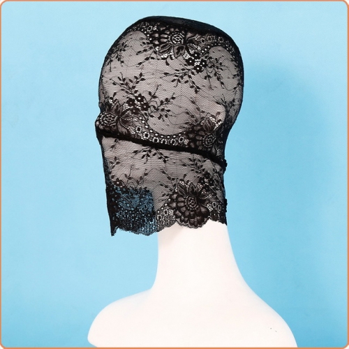 MOG Black lace pattern headgear MOG-BSD044