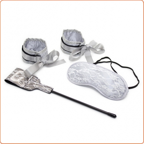 MOG Silver lace three-piece eye patch handcuffs pat MOG-BSI069