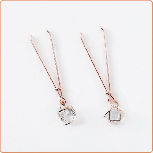 MOG Rose gold long nipple clamps MOG-BSJ044