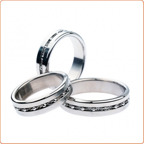 MOG Stainless Steel Dildo Ring Lace Ring MOG-CDH0012