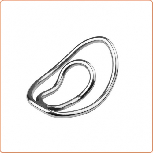 MOG Metal hollow bag leather clip concave clip MOG-CDH0043