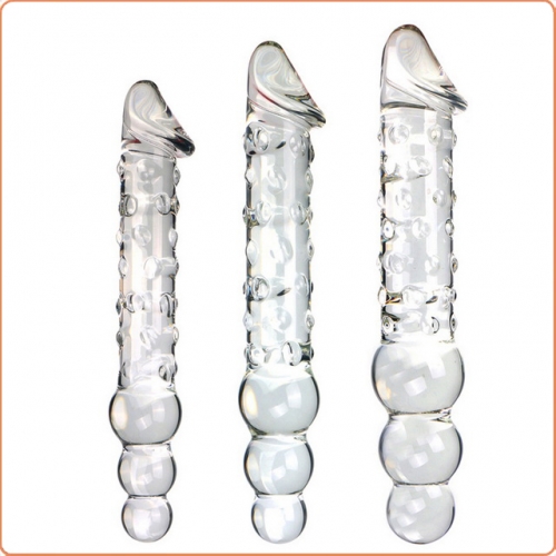 MOG Glass crystal ball-shaped simulation dildo MOG-DSG0021