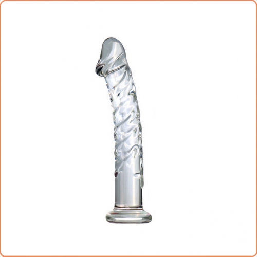 MOG Clear glass masturbation dildo MOG-DSG0010