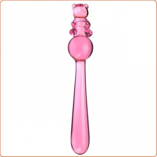 MOG Clear glass crystal anal plug shaped MOG-ABF067