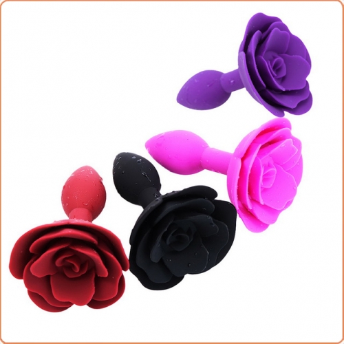 MOG Rose silicone anal plug apparatus MOG-ABA029