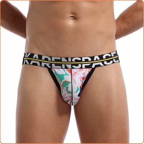 MOG Breathable leopard print double ding men's underwear MOG-LGN058