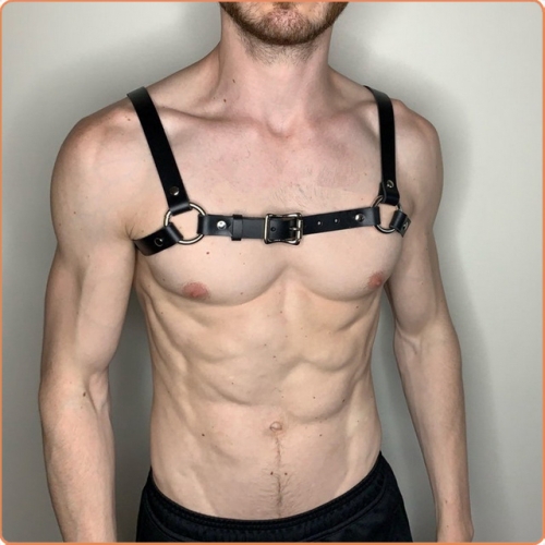 MOG Men's leather chest strap MOG-LGM098