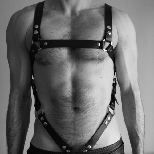MOG Men's leather bondage straps MOG-LGM112