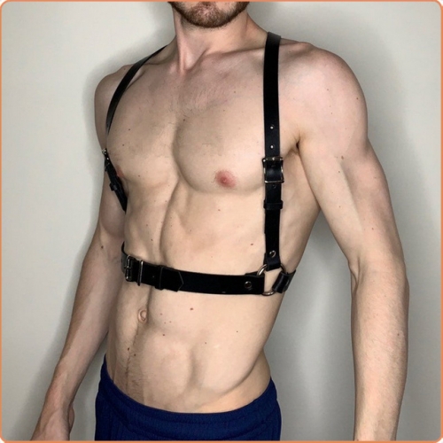 MOG Men's leather back belt waistband MOG-LGM127