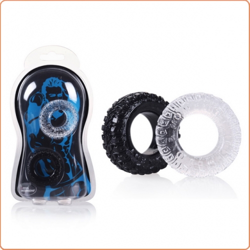 MOG Male locking sperm ring black and white wheels MOG-MTD100