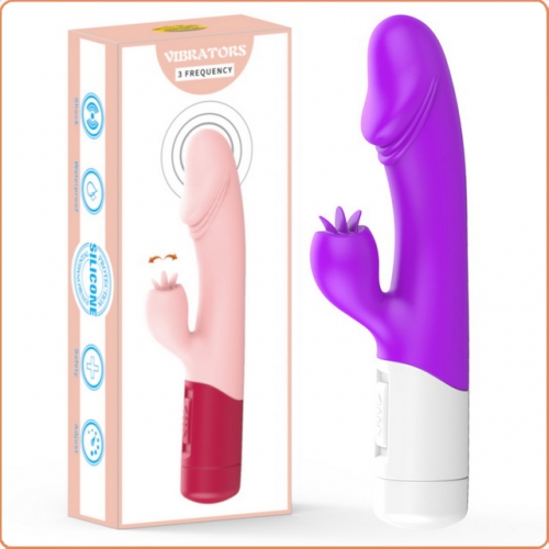 MOG Silicone vibrator stick three frequency vibrating female masturbator MOG-VBA030