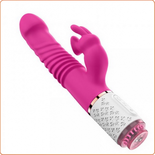 MOG Vibrator automatic telescopic Yin suction heating imitation phallus female MOG-VBA040