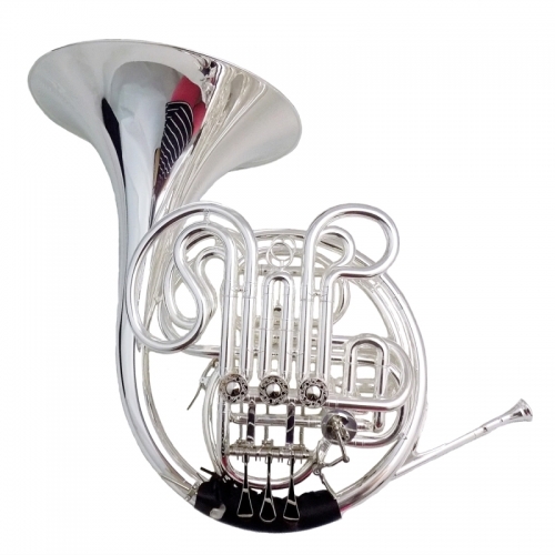 Alexander 103 French Horn F/Bb One piece bell trompa instrumento Silver Plated with Case Musical Instruments Professional