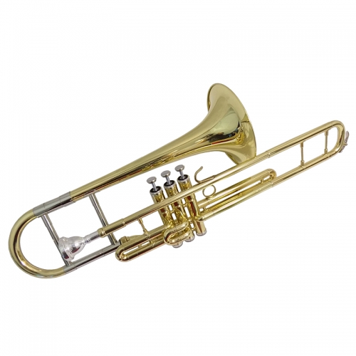 F Piston Trombones Musical instruments with case mouthpiece Copper Trombones Lacquer Nickel Silver plated