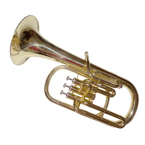 Eb Alto Horn with ABS Case Mouthpiece Three pistons alto horns Musical instruments Yellow brass horn