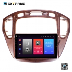 TOYOTA HIGHLANDER Android 2002-2006 （Peach wood color)
