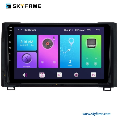 SKYFAME Car Fascia Frame Adapter For Android Radio Dash Fitting Panel Kit  Toyota Tundra,TOYOTA