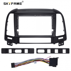 SKYFAME Car Frame Fascia Adapter Android Radio Dash Fitting Panel Kit For Hyundai Santa Fe Santafe Ix45