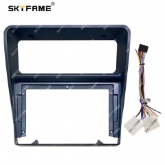 SKYFAME Car Frame Fascia Adapter Android Radio Dash Fitting Panel Kit For Mitsubishi Pajero V46