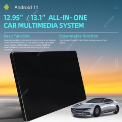 SKYFAME  12.95/13.1 Inch Universal Car Android Radio Navigation With Wireless Carplay