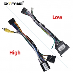 SKYFAME Car 16pin Wiring Harness Adapter For Roewe 350 MG 350 2010-2015 Android Radio Power Cable