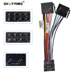 SKYFAME Car 16pin To ISO Wiring Harness Adapter For ISO Android Radio Power Cable