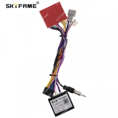 SKYFAME Car 16pin Wiring Harness Adapter Canbus Box Decoder For Mazda 3 CX-7 CX-9 Android Radio Power Cable RP5-MZ-002 MZD-RZ-05